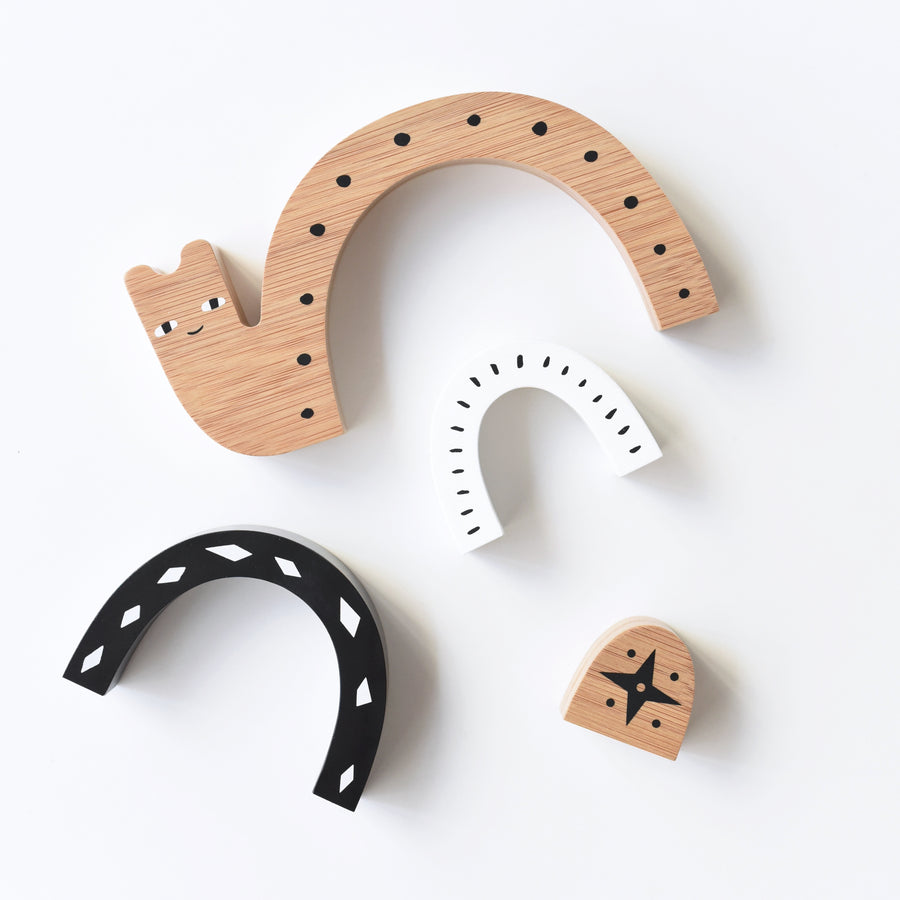 Bamboo Nesting Snail By Wee Gallery