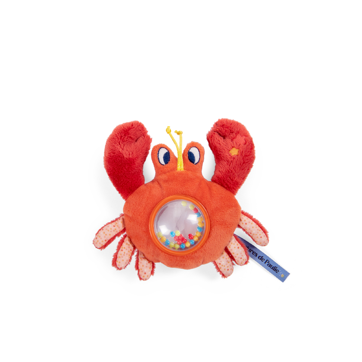 Moulin Roty Crab Rattle Adventures de Paulie