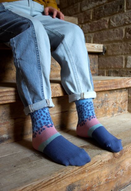 3 Pack Abstract Kids Sustainable Fashion Ankle Socks for Boys and Girls