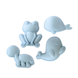 Scrunch Frog Set of Sand Moulds - Colour Choices