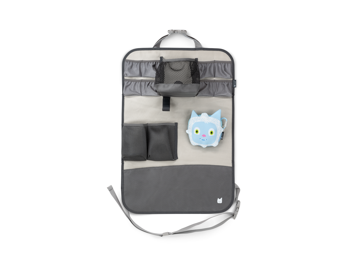 Tonies Car Organiser with Yeti Pouch - Grey