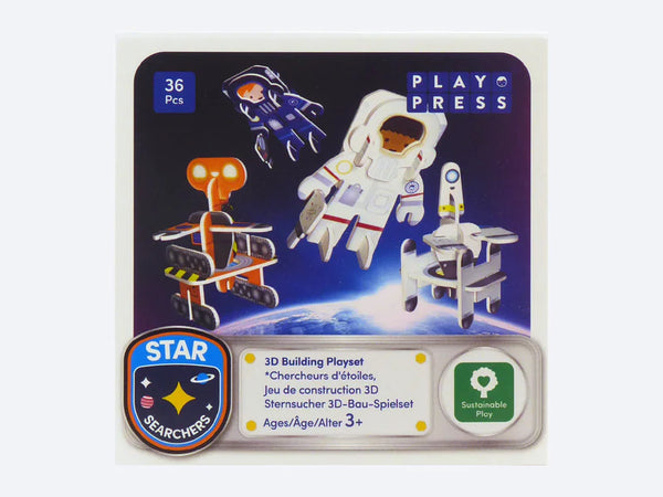 Astronaut & Robots Pop-out Playset by Play Press