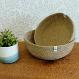 Respin Natural Jute Bowl - Medium