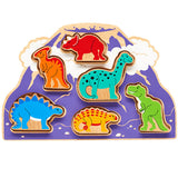 Lanka Kade Dinosaur Shape Sorting Puzzle Tray
