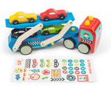 Le Toy Van Race Car Transporter Set