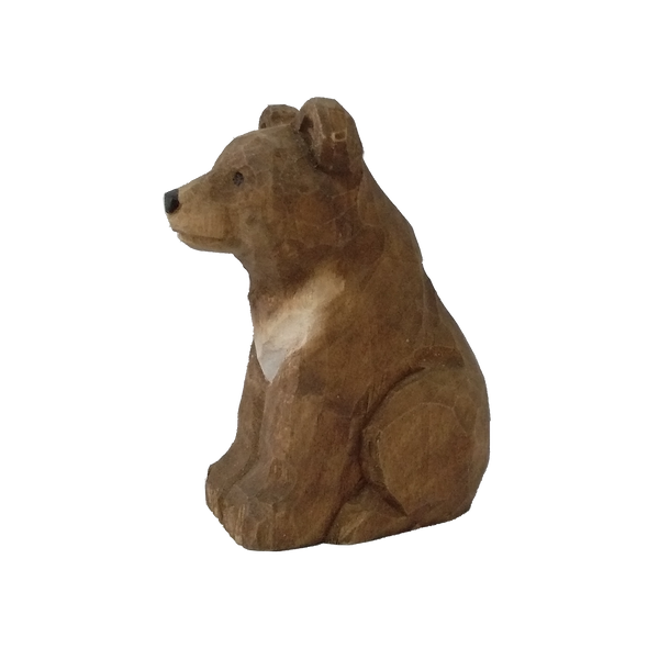 Wudimals® Wooden Bear Cub Animal Toy
