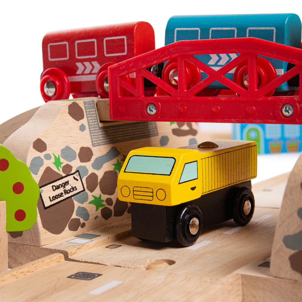 Bigjigs Rural Road And Railway Set