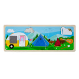 Camping in the Wild Sensory Board by Bigjigs