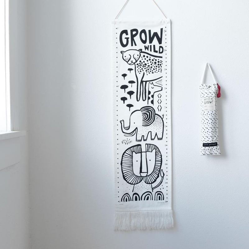 Canvas Safari Growth Chart By Wee Gallery