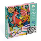 Djeco Fantasy Forest 3D Colouring