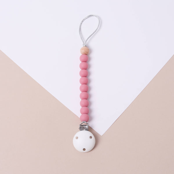 Dusty pink Silicone Dummy Clip