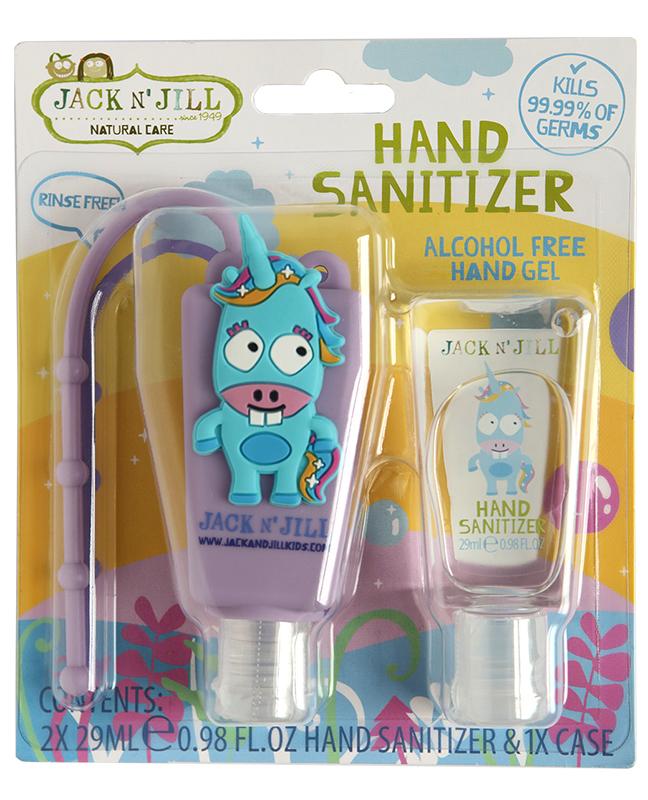 Jack'N'Jill Alcohol Free Hand Sanitiser - Unicorn 2 Pack