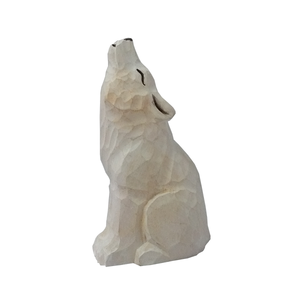 Wudimals® Wooden Arctic Wolf Animal Toy