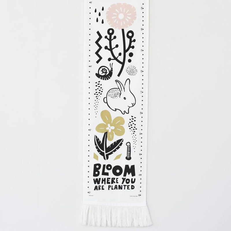 Canvas Bloom Growth Chart By Wee Gallery