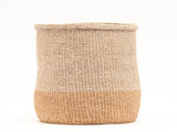 Two Tone Woven Storage Basket - MBILI