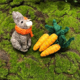 Handmade Hanging Carrots (Bag of 5) Biodegradable Hanging Easter Decoration