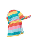 Frugi Little Swim Legionnaires Hat - Daffodil Stripe