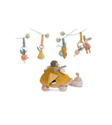Moulin Roty Rabbit Wooden Ring Rattle Trois Petits Lapin