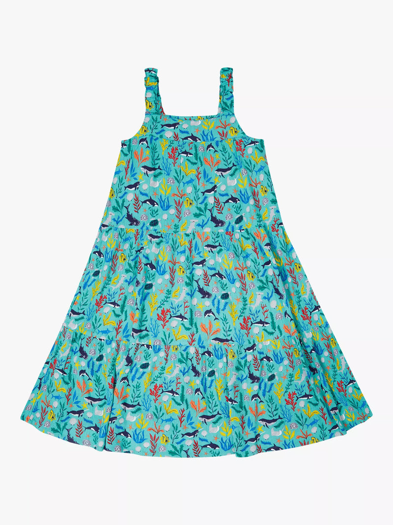 Frugi Alani Midi Dress - Sea Life