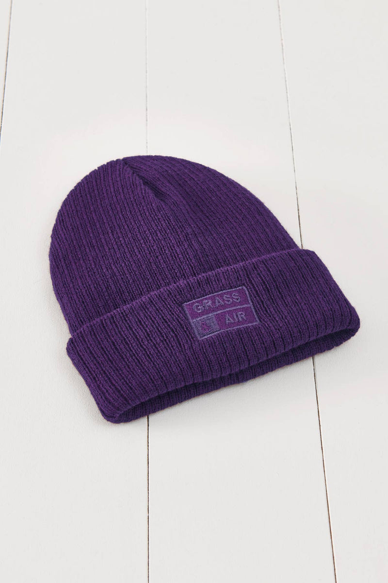 Icelandic Amethyst Purple Beanie