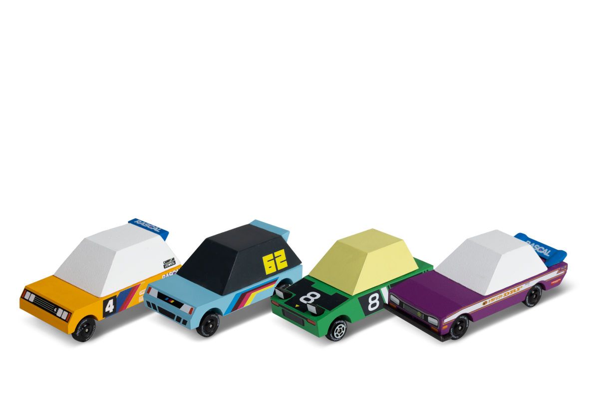 Tokyo Heat 4-Pack - Candycar TOONS Diecast Race Cars