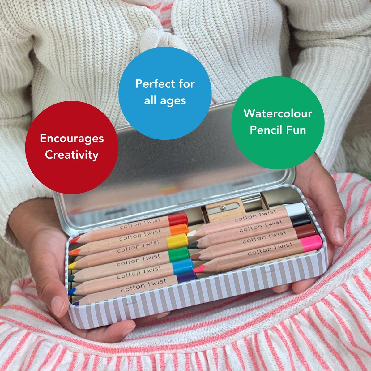 Bright Mix Watercolour Pencils Set