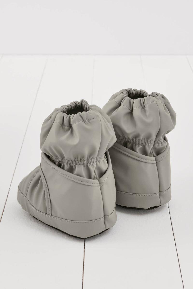 Geothermal Grey PU Showerproof Baby Bootie