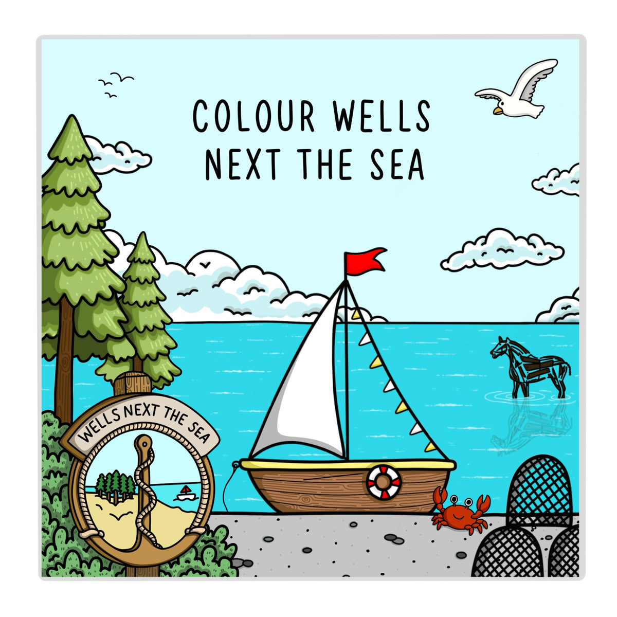 Colour Wells Next The Sea Book by Hollie Skipper