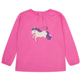 Piccalilly Long Sleeve Top -  Unicorn Applique
