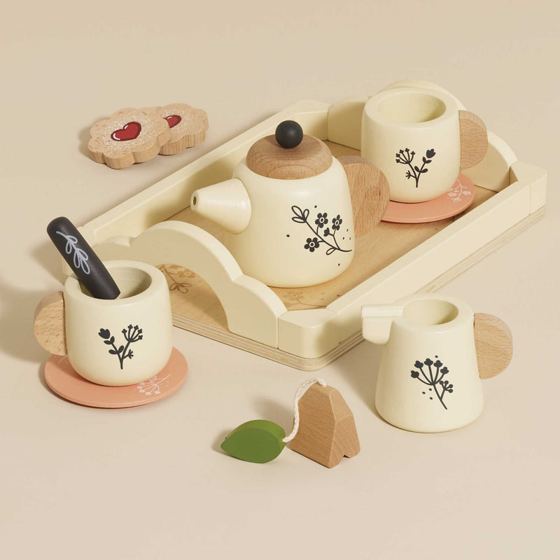 Wooden Tea Set & Tray - Le Toy Van