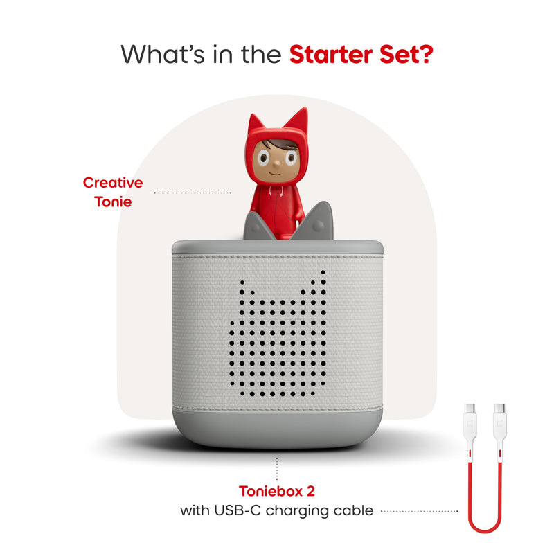 Toniebox 2 Starter Set - Moon Grey with Rubie Creative