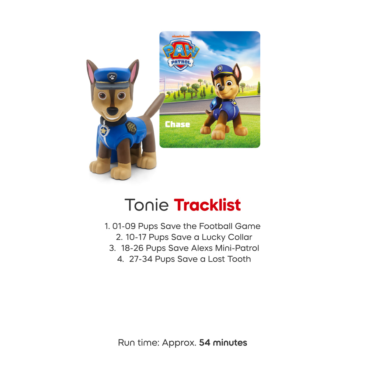 Toniebox 2 Play Set with Paw Patrol & Chase Tonie - Sunset Red