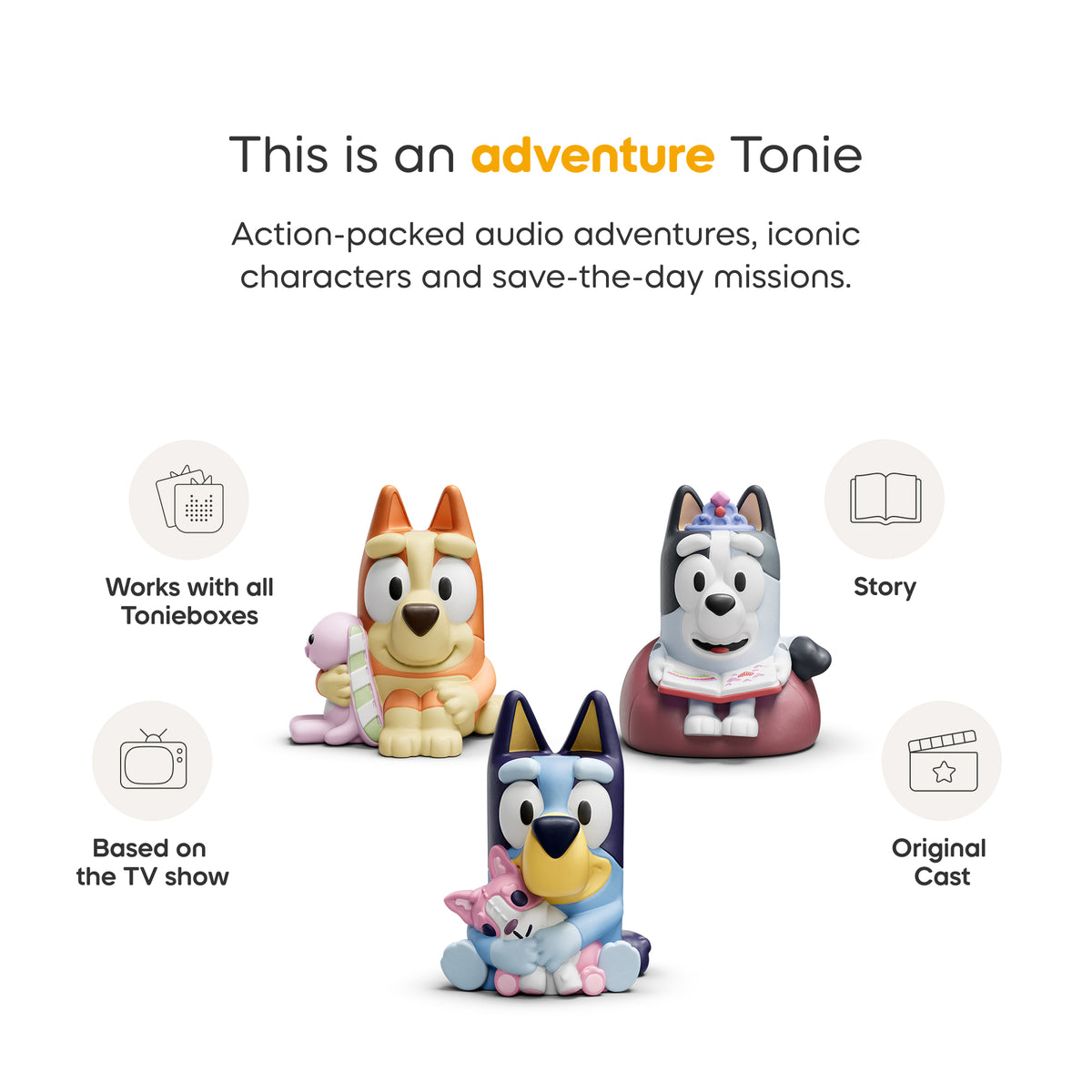 Tonies Bluey: Multipack - Bluey, Bingo & Muffin