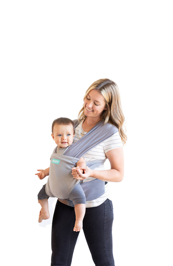 MOBY Easy Wrap Carrier - Smoked Pearl