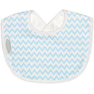 Blue Chevron Jersey Biblet