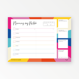 Weekly Desk Pad, A4 notepad planner