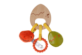 Little Big Friends Wooden rattle - Dino Friends