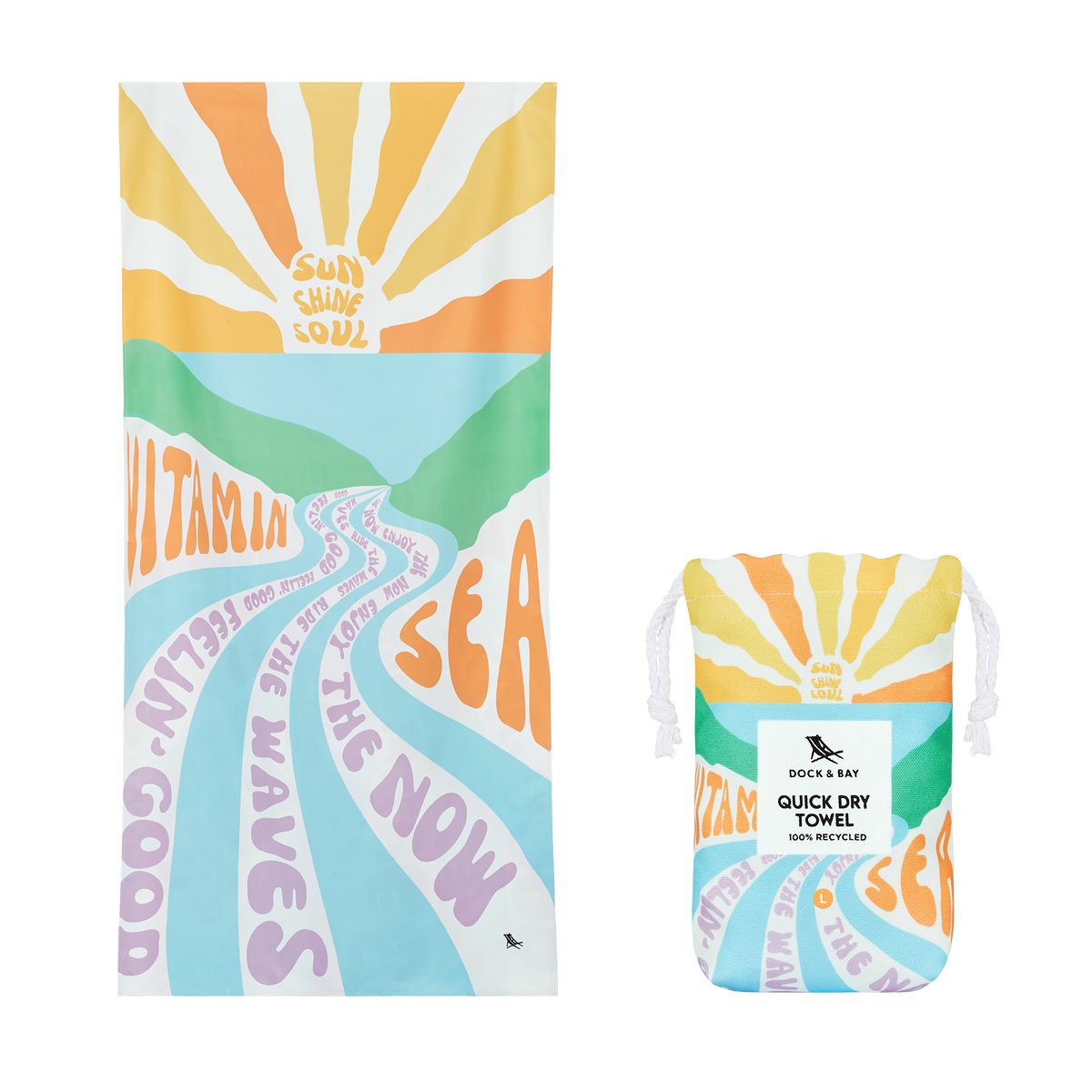 Dock & Bay Quick Dry Towels - Vitamin Sea