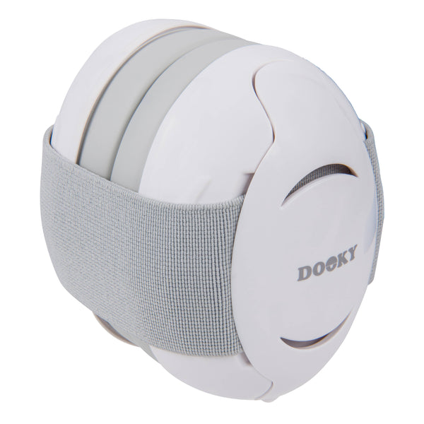 Dooky Baby Ear Protection - White -  0-3 Years