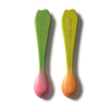 Oli&Carol Rubberwood Baby Spoon Pack - Carrot and Radish