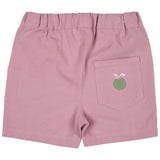 Pigeon Embroidered pull-on shorts - pink