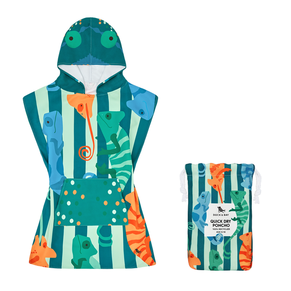 Dock & Bay Kids Poncho - Kids - Karma Chameleon