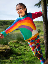 Frugi Aubrey Knitted Jumper - Hotchpotch/Rainbow