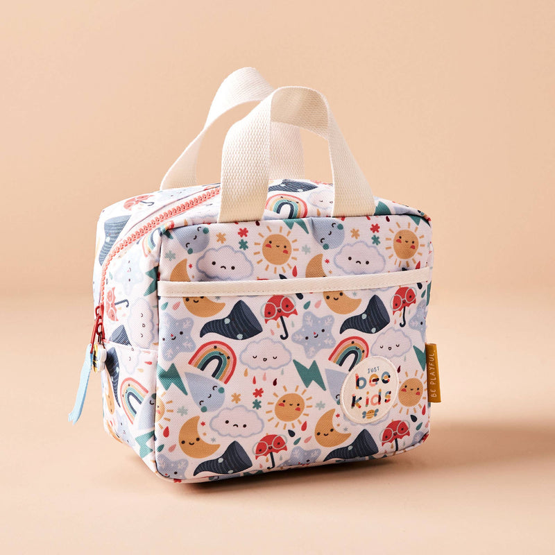 Just Bee Kids Weather Print Insulated Lunch Bag