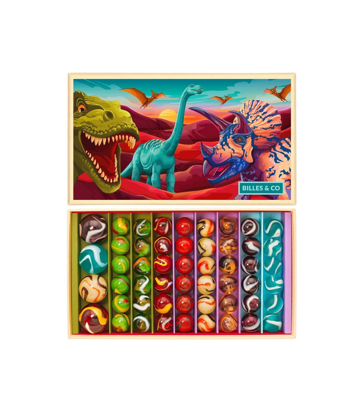 Large Dinosaur Marble Set