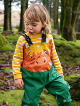 Frugi Character Puddle Buster Trousers - Holly Green/Cow