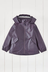 Amethyst Purple Kids Waterproof Rain Jacket