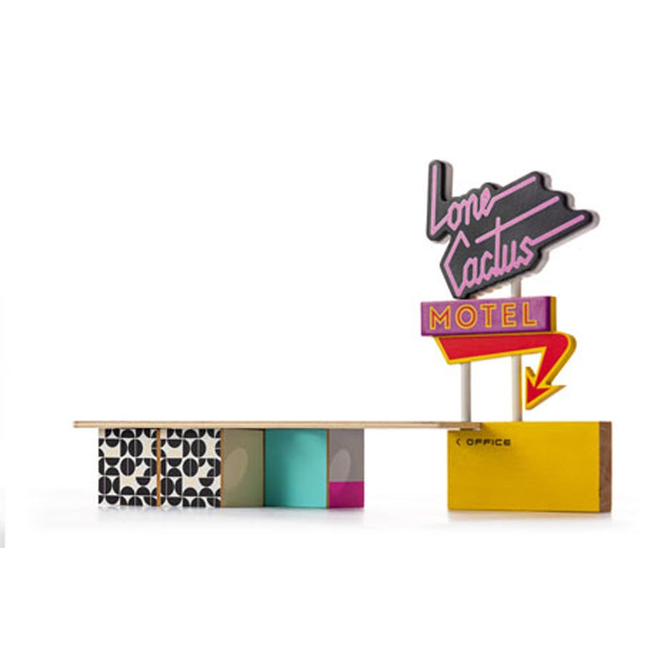 Candylab Wooden Lone Cactus Motel Playset