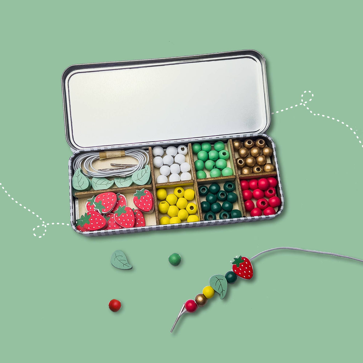 Strawberry Bracelet Bead Kit