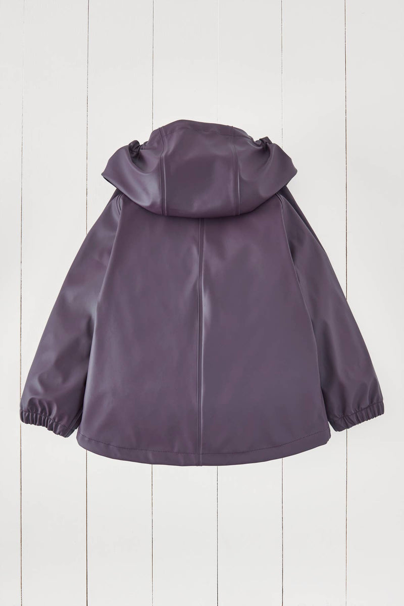 Amethyst Purple Kids Waterproof Rain Jacket